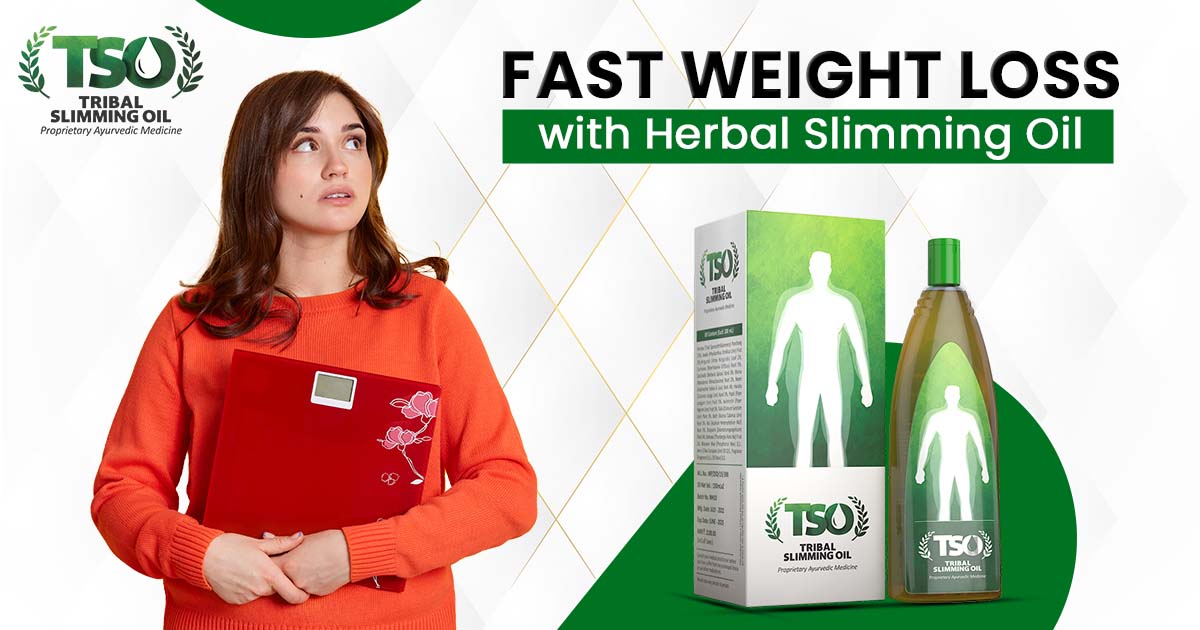 Fast weight loss with herbal slimming oil